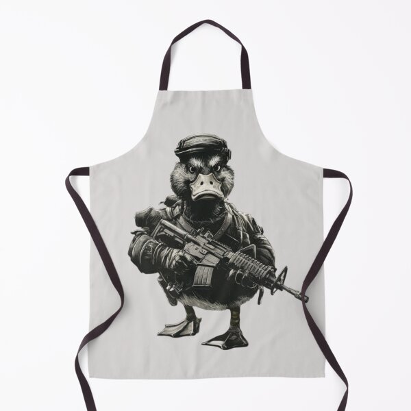 Item preview, An anthropomorphic duck dressed as Rambo designed and sold by 123ks.
