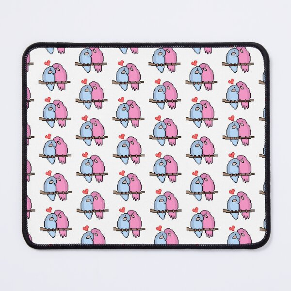 Item preview, Pixel Lovebirds Sharing a Tender Moment designed and sold by K1llexx.