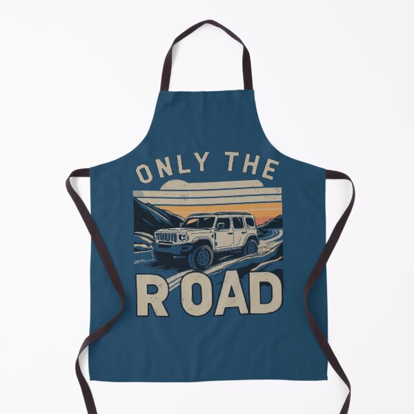 Item preview, "Only the Road", an SUV speeding down a road in the middle of the mountains. designed and sold by Valend.