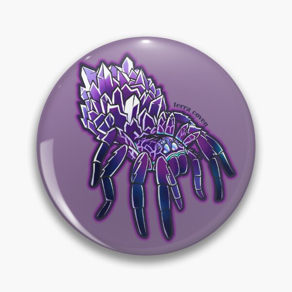 Item preview, DARK NATURE AMETHYST CRYSTAL TARANTULA PAMPHOBETEUS SP MACHALA designed and sold by terra-coven.