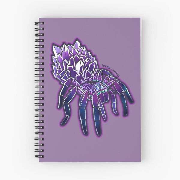 Item preview, DARK NATURE AMETHYST CRYSTAL TARANTULA PAMPHOBETEUS SP MACHALA designed and sold by terra-coven.