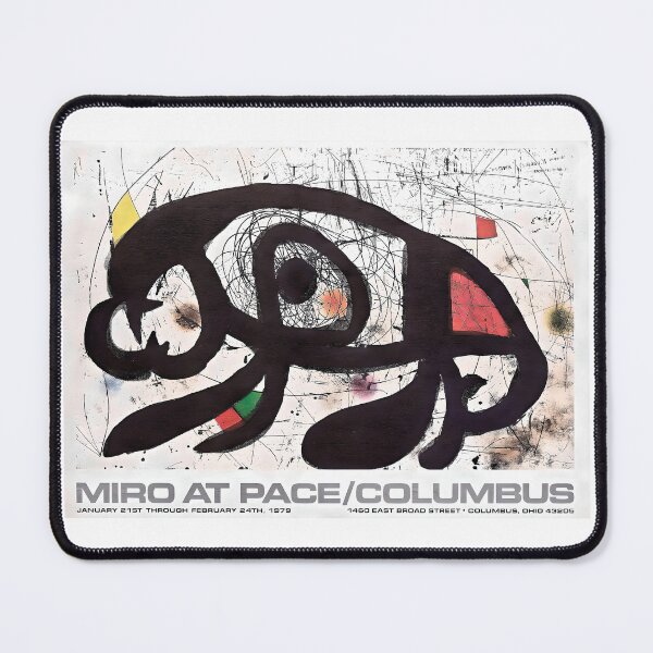 Item preview, Artist Joan Miró at Pace/Columbus – 1979 Art Exhibition Print designed and sold by BobbyVonClutch.