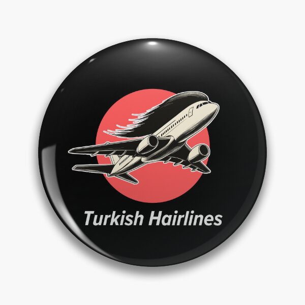 Item preview,  Turkish Hairlines | Funny Hair Transplant Design | Aviation & Humor Graphic Tee | Unique Gift for Travelers designed and sold by Loffartdesign.