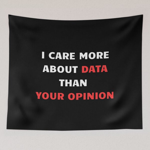 Item preview, I care more about data than your opinion designed and sold by PWT-SHIRTS.