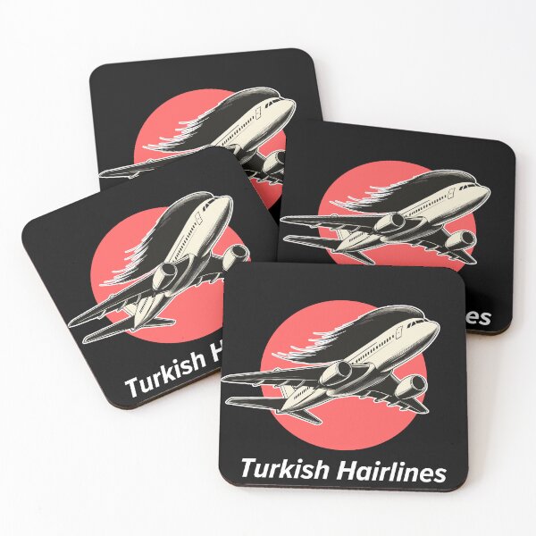 Item preview,  Turkish Hairlines | Funny Hair Transplant Design | Aviation & Humor Graphic Tee | Unique Gift for Travelers designed and sold by Loffartdesign.