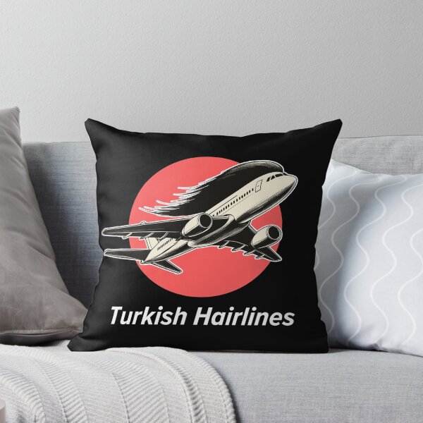 Item preview,  Turkish Hairlines | Funny Hair Transplant Design | Aviation & Humor Graphic Tee | Unique Gift for Travelers designed and sold by Loffartdesign.