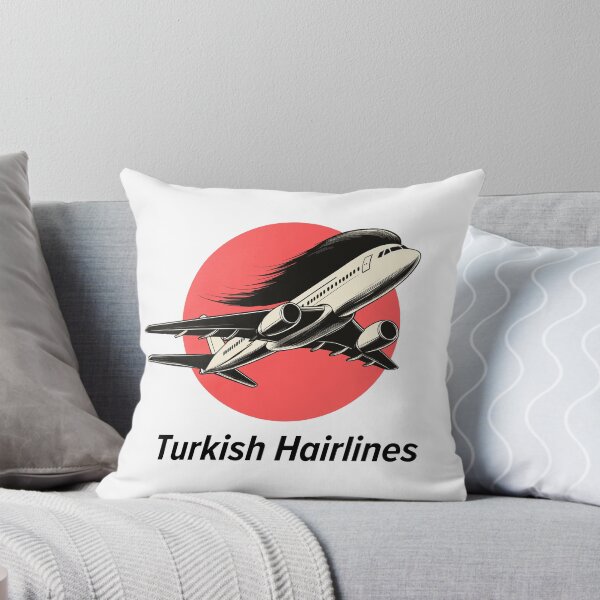 Item preview, Turkish Hairlines T-Shirt | Funny Hair Transplant Design | Aviation & Humor Graphic Tee | Unique Gift for Travelers designed and sold by Loffartdesign.
