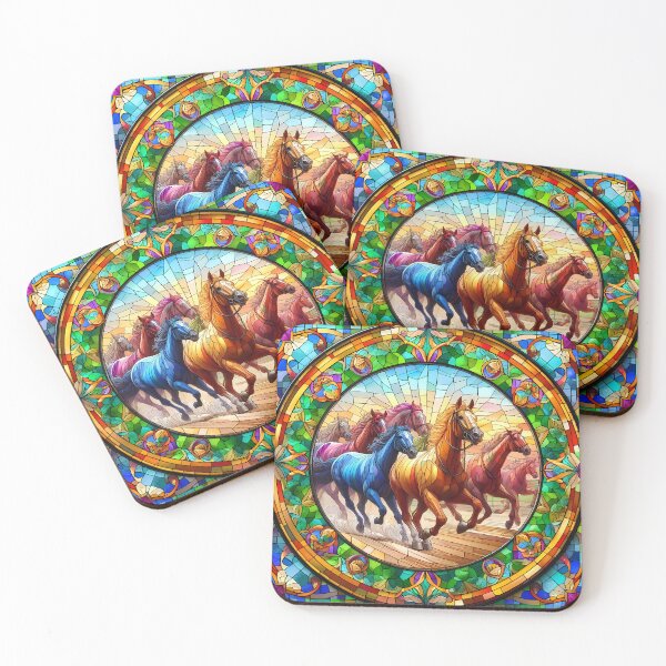 Item preview, Vidriera de situación equina designed and sold by Tecno-Art-Land.