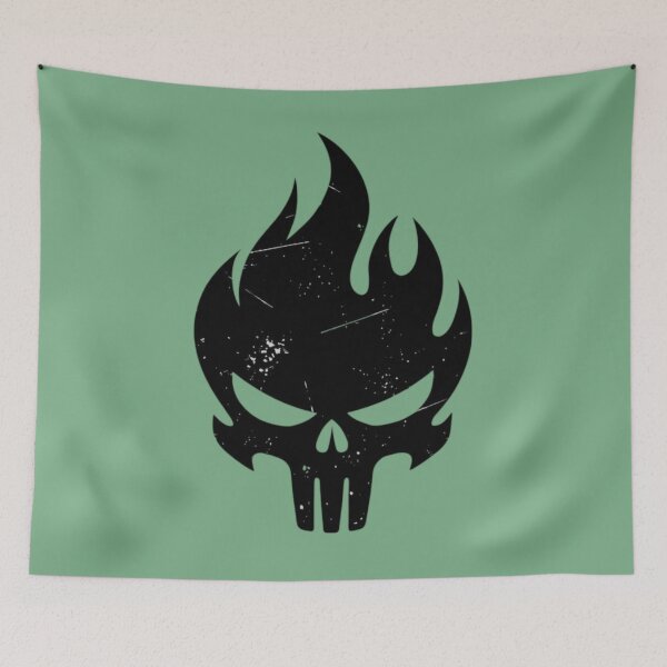 Item preview, Flame Punisher Skull designed and sold by 123ks.