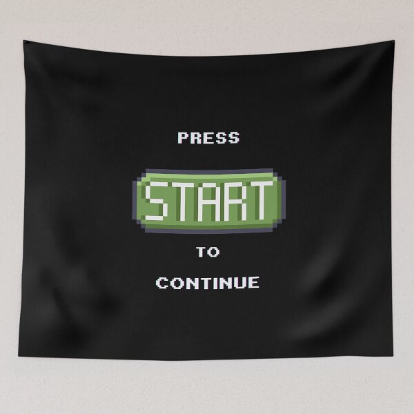 Item preview, Press Start To Continue Funny T-Shirt  designed and sold by EvocatiVerse.