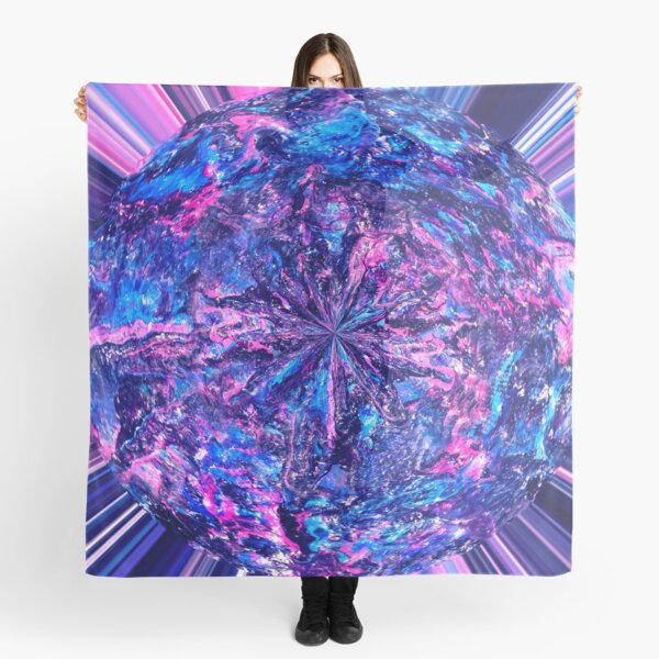 Cosmic Bloom Scarf