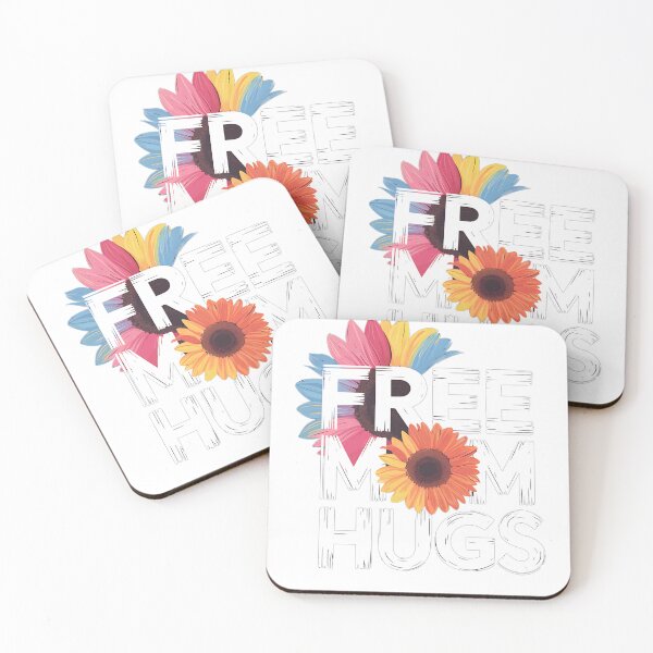 Item preview, Free Mom Hugs LGBT Gay Pride LGBTQIA Proud LGBTQ Sunflower designed and sold by tearbytea.