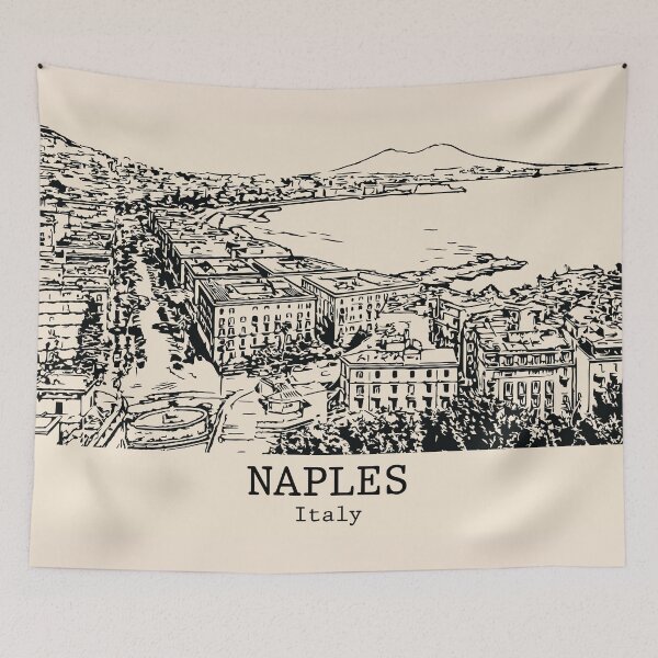Item preview, Naples - Italy designed and sold by Lakeric Cityscapes.