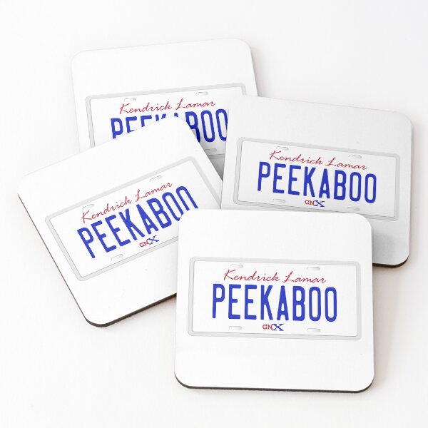 Item preview, Peekaboo License Plate designed and sold by FreshBatchCo.