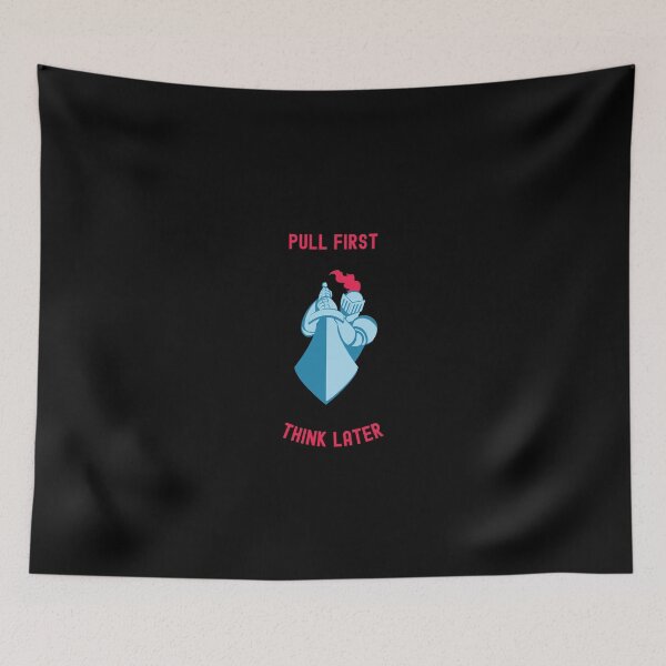 Item preview, Pull First Think Later Funny T-Shirt designed and sold by EvocatiVerse.