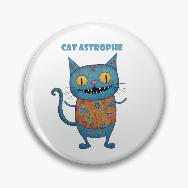 Item preview, Friendly Monster, Catastrophe, Cat, Crazy Kitty designed and sold by KayUweRott.