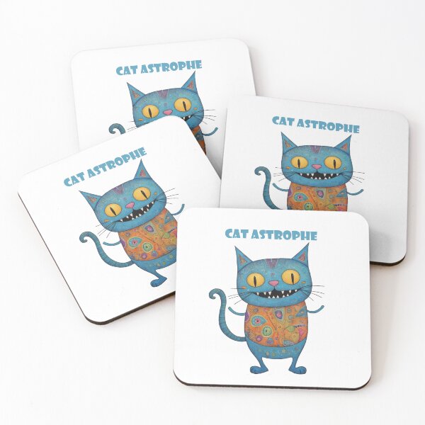 Item preview, Friendly Monster, Catastrophe, Cat, Crazy Kitty designed and sold by KayUweRott.