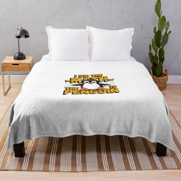 Item preview, I Did the Math – The Penguin Funny Nerdy Design designed and sold by luckytua789.