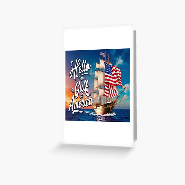 Item preview, Hello from the Gulf of America Design designed and sold by bonnieleigh6902.