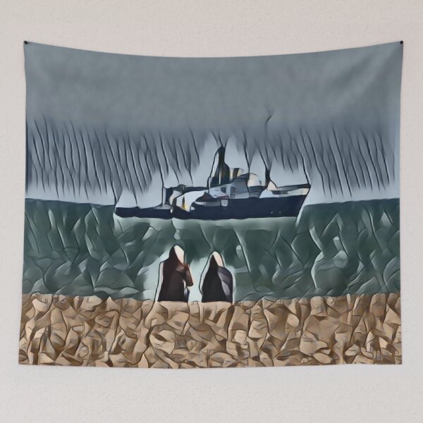 Item preview, Watching The Ships Go By In Retro Pop designed and sold by Fearless-Fox.