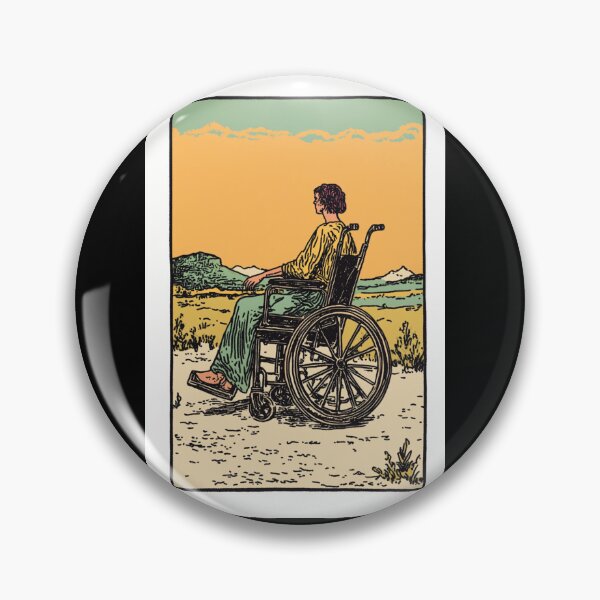Item preview, Wheel chair tarot card designed and sold by MendaciousMina.