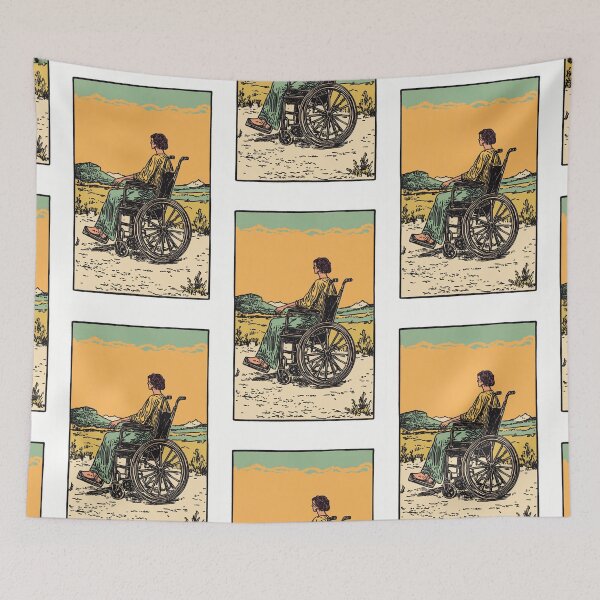 Item preview, Wheel chair tarot card designed and sold by MendaciousMina.
