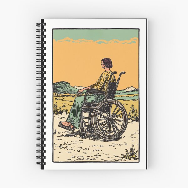 Item preview, Wheel chair tarot card designed and sold by MendaciousMina.