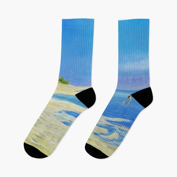 Item preview, Beach running - refreshing fun on the sandy beach designed and sold by art paintings.