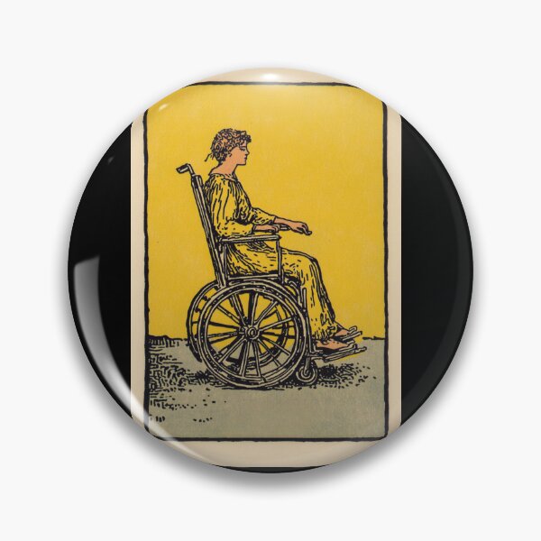 Item preview, Wheel chair tarot card designed and sold by MendaciousMina.
