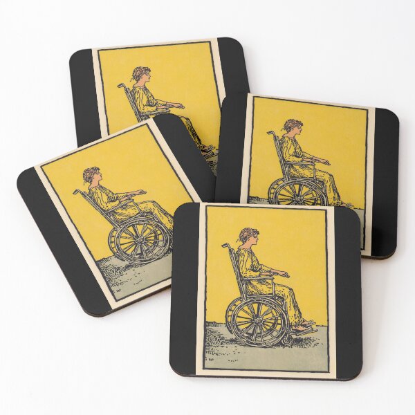 Item preview, Wheel chair tarot card designed and sold by MendaciousMina.