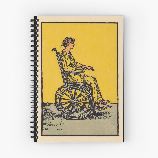 Item preview, Wheel chair tarot card designed and sold by MendaciousMina.