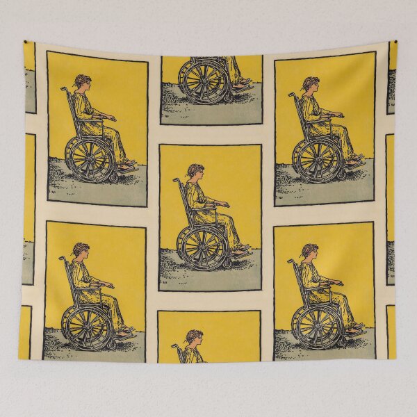 Item preview, Wheel chair tarot card designed and sold by MendaciousMina.