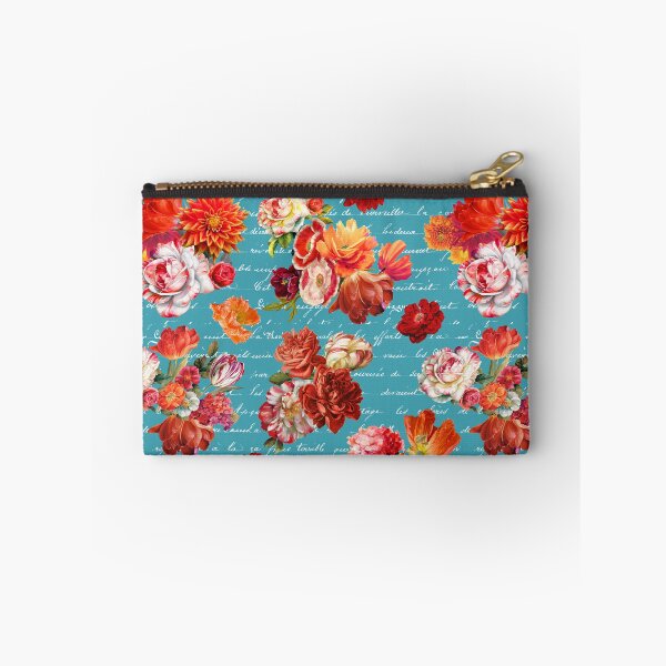 Item preview, French Coral on Teal designed and sold by Peggy Stanley.