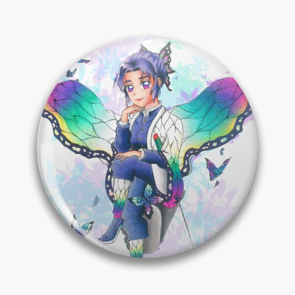 Item preview, Illustration of Shinobu Kocho designed and sold by Noemi Falcó Ilustraciones.