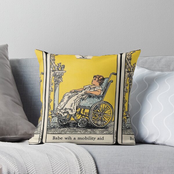 Item preview,  Babe with a mobility aid Wheel chair tarot card designed and sold by MendaciousMina.
