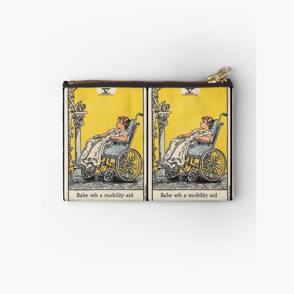 Item preview,  Babe with a mobility aid Wheel chair tarot card designed and sold by MendaciousMina.
