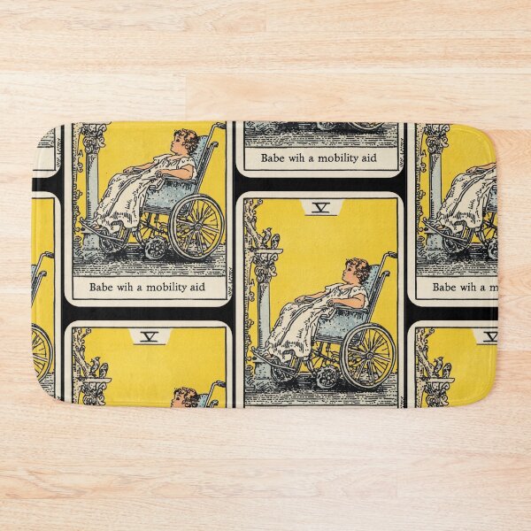 Item preview,  Babe with a mobility aid Wheel chair tarot card designed and sold by MendaciousMina.