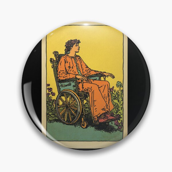 Item preview, Wheel chair tarot card designed and sold by MendaciousMina.