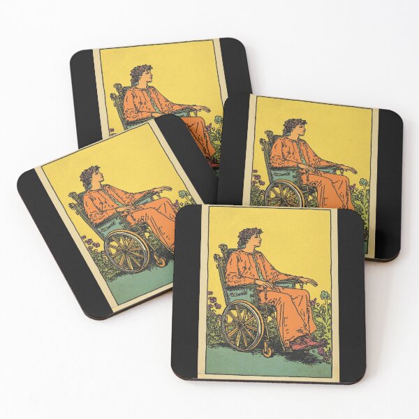 Item preview, Wheel chair tarot card designed and sold by MendaciousMina.
