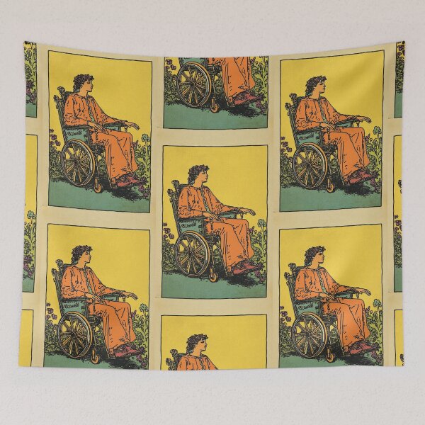 Item preview, Wheel chair tarot card designed and sold by MendaciousMina.