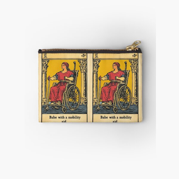 Item preview,  Babe with a mobility aid Wheel chair tarot card designed and sold by MendaciousMina.
