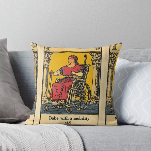 Item preview,  Babe with a mobility aid Wheel chair tarot card designed and sold by MendaciousMina.