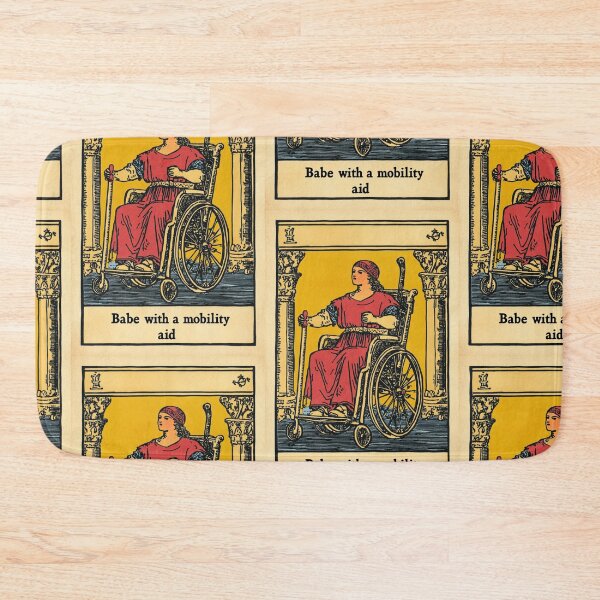Item preview,  Babe with a mobility aid Wheel chair tarot card designed and sold by MendaciousMina.