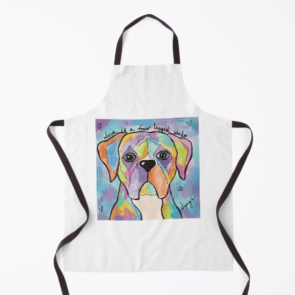Item preview, Love is a four legged word. Boxer edition designed and sold by LipigicoArt.