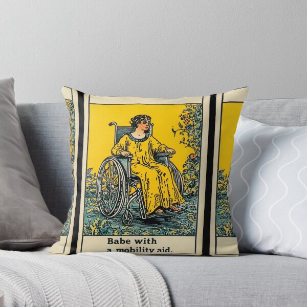 Item preview,  Babe with a mobility aid Wheel chair tarot card designed and sold by MendaciousMina.
