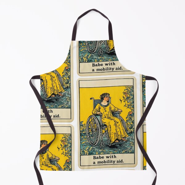 Item preview, Babe with a mobility aid Wheel chair tarot card designed and sold by MendaciousMina.