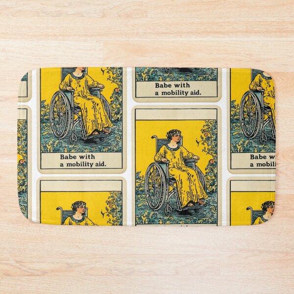 Item preview,  Babe with a mobility aid Wheel chair tarot card designed and sold by MendaciousMina.