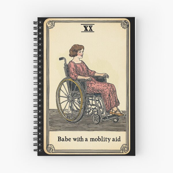 Item preview,  Babe with a mobility aid Wheel chair tarot card designed and sold by MendaciousMina.