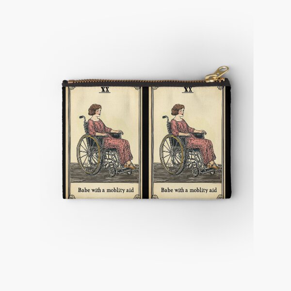 Item preview,  Babe with a mobility aid Wheel chair tarot card designed and sold by MendaciousMina.