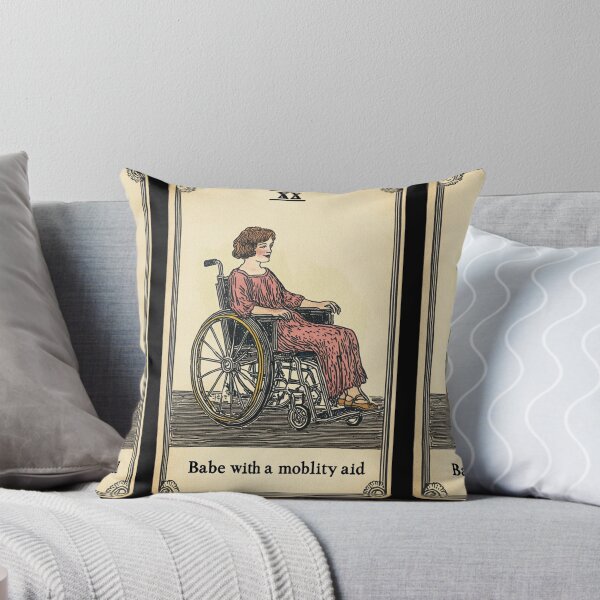 Item preview,  Babe with a mobility aid Wheel chair tarot card designed and sold by MendaciousMina.